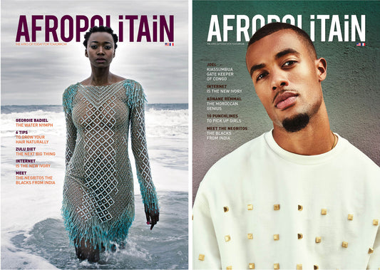 AFROPOLiTAiN Magazine - Issue 3 - Georgie Badiel and Joel Kiassumbua