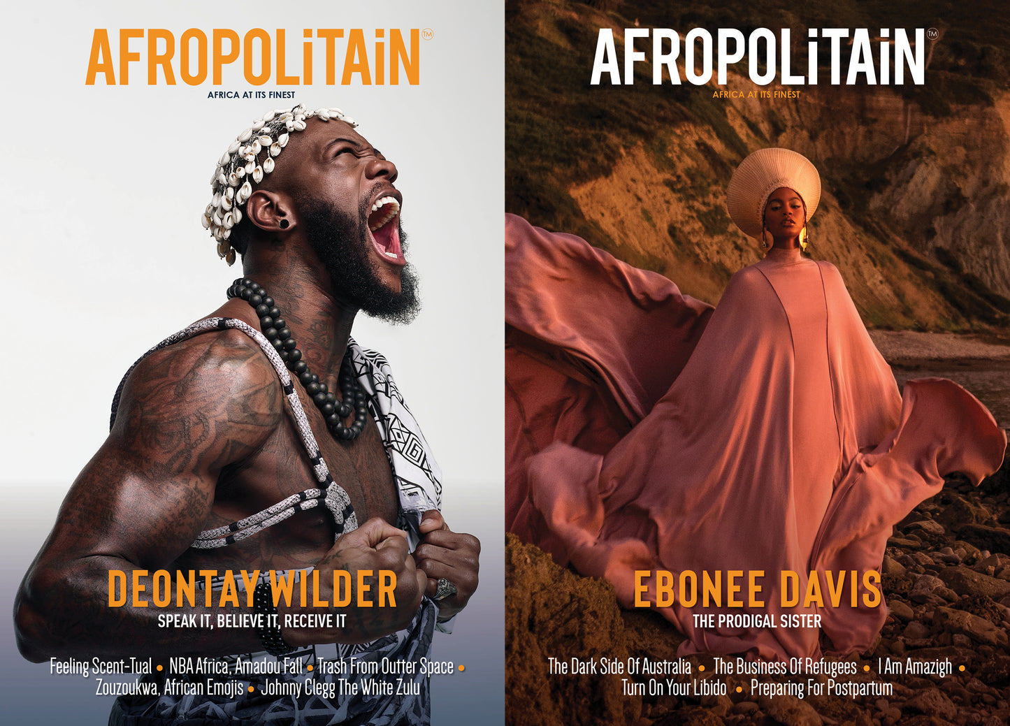 AFROPOLiTAiN Magazine - Issue 6 - Deontay Wilder and Ebonee Davis (Black History Month Edition)