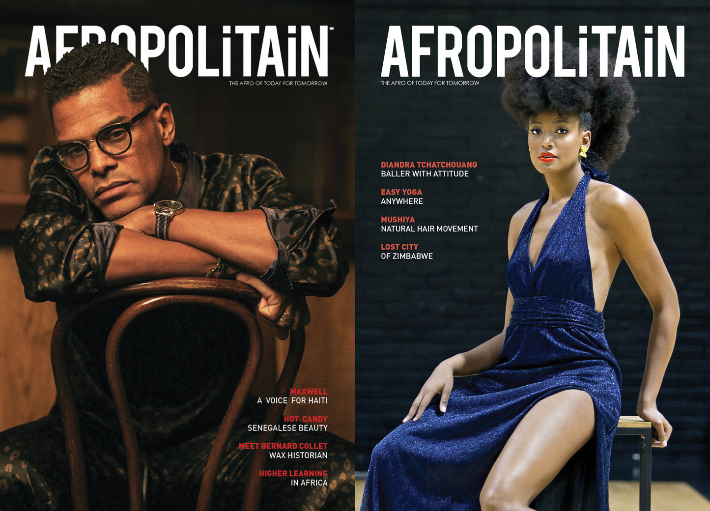 AFROPOLiTAiN Magazine - Issue 4 - Maxwell and Diandra Tchatchouang