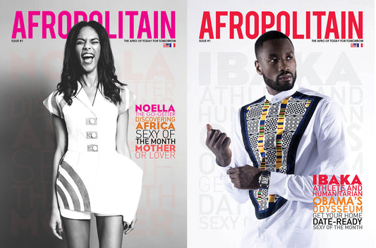 AFROPOLiTAiN Magazine - Issue 1 - Serge Ibaka and Noella Coursaris Musunka